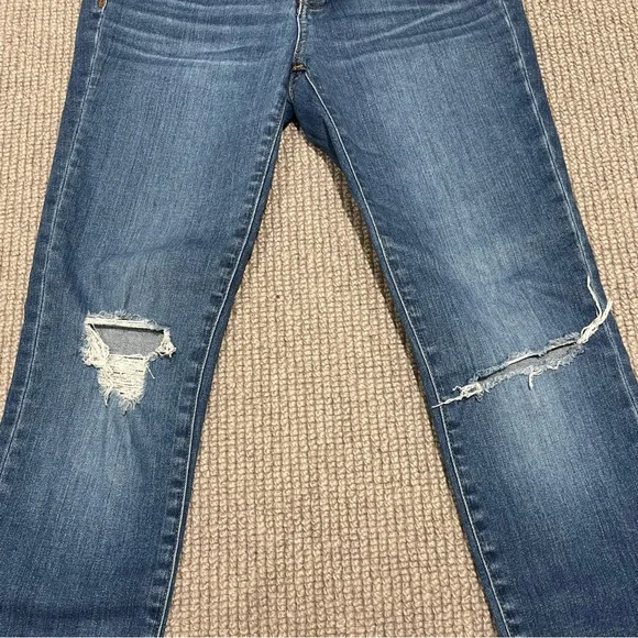 Madewell 9” High-Rise Skinny Crop Jeans in Delmar Wash: Eco Edition (24) - Picture 8 of 12